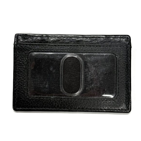 Buxton Lot of 2 Black Mens Trifold Leather Wallet & Slim Front Pocket ID - Picture 10 of 10